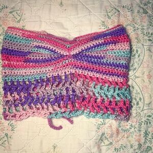 Crochet mermaid tube top!